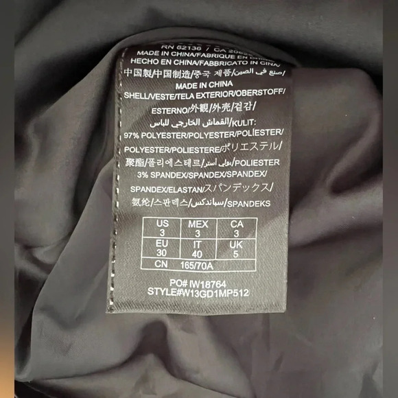 Guess Black & Cream Lace  Mini Dress | Size 3 - Picture 7 of 7